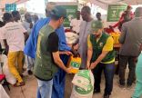 “سلمان للإغاثة” يوزع أكثر من 7 أطنان من السلال الغذائية في مدينة جوناس بجمهورية السنغال