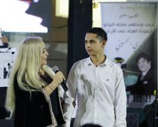 د امل بورقيه تكتشف موهبة أمين جريفي وتمنحه أول انطلاقة فنية برفقة مجدي الحسيني