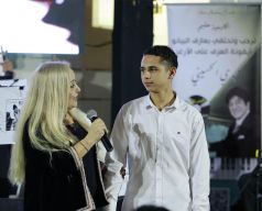 د امل بورقيه تكتشف موهبة أمين جريفي وتمنحه أول انطلاقة فنية برفقة مجدي الحسيني