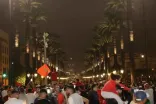 احتفالات عارمة في العاصمة المغربية الرباط، بعد الفوز على هولندا