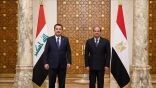 الرئيس المصري يؤكد دعم مصر الثابت لأمن واستقرار العراق