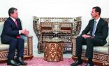 الملك عبد الله الثاني يهاتف الرئيس السوري