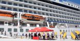ميناء صلالة يستقبل السفينة السياحية النرويجية “فايكنج مارس”